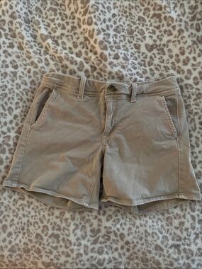 American Eagle Outfitters Women's Khaki Bermuda Shorts